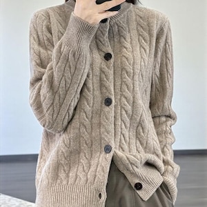 Soft Knit Button Cardigan, Knit Cardigan, Women's Cardigan, Soft Knit Sweater, Cute Knitwear, Button Up Cardigan, Everyday Cardigan